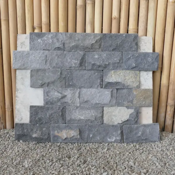 Product image 9 of the product “Black Lava Stone Wall tiles ,Quality for local market, Size approx. 10 x 20 cm (0,0225m²) Price per 1 m² / 50pcs. ”